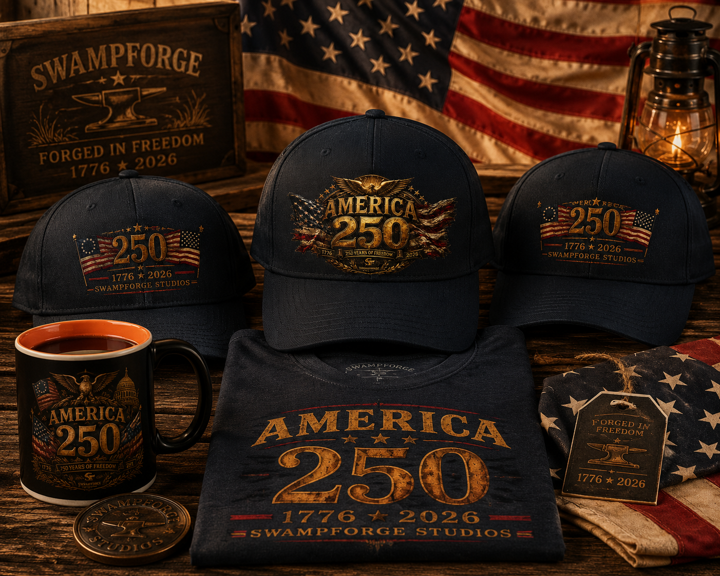 America 250 Heritage Cap | 1776–2026 Limited Edition Patriotic Hat