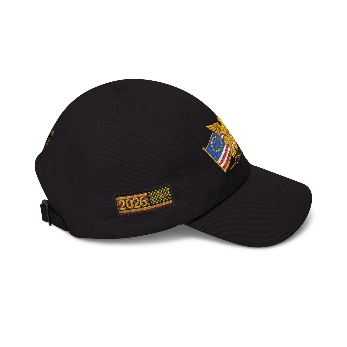 1776–2026 Heritage Dad Cap | 250 Years of American Independence | Patriotic Embroidered Cap