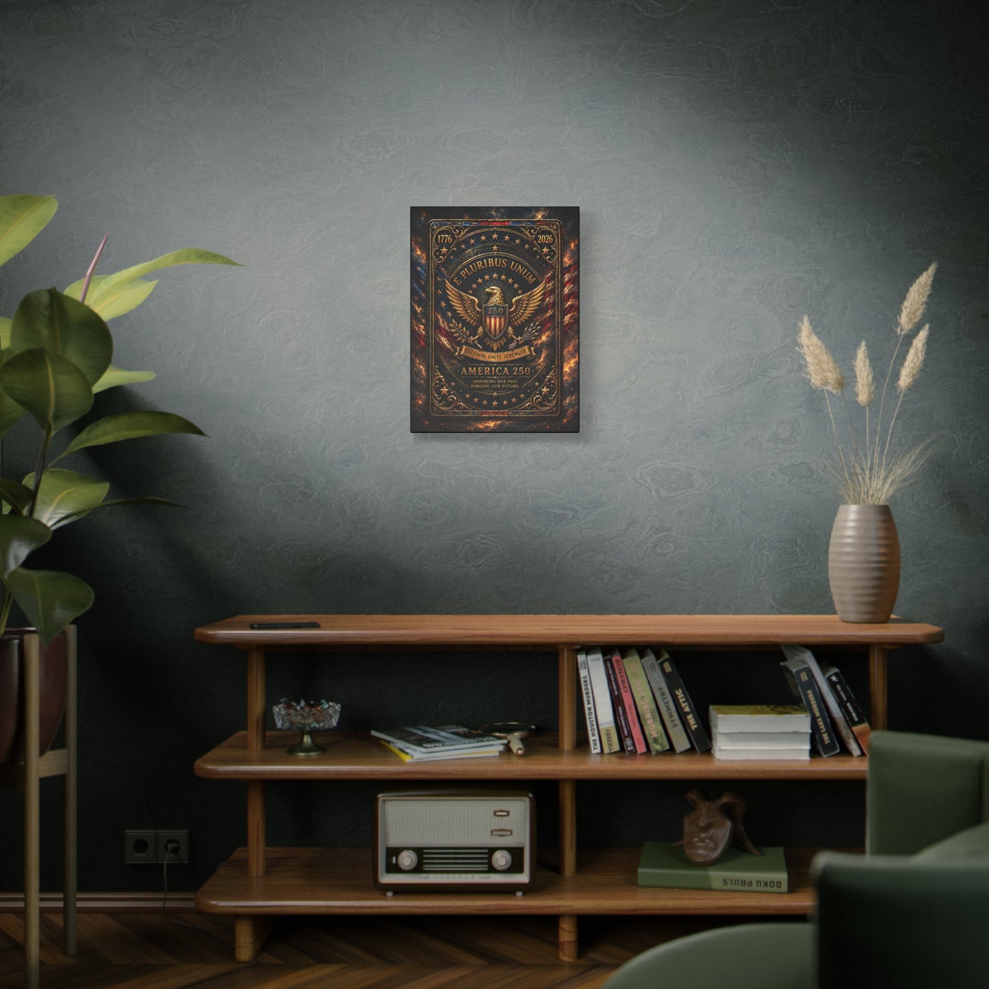 America 250 Heritage Edition Canvas —  Patriotic Wall Art