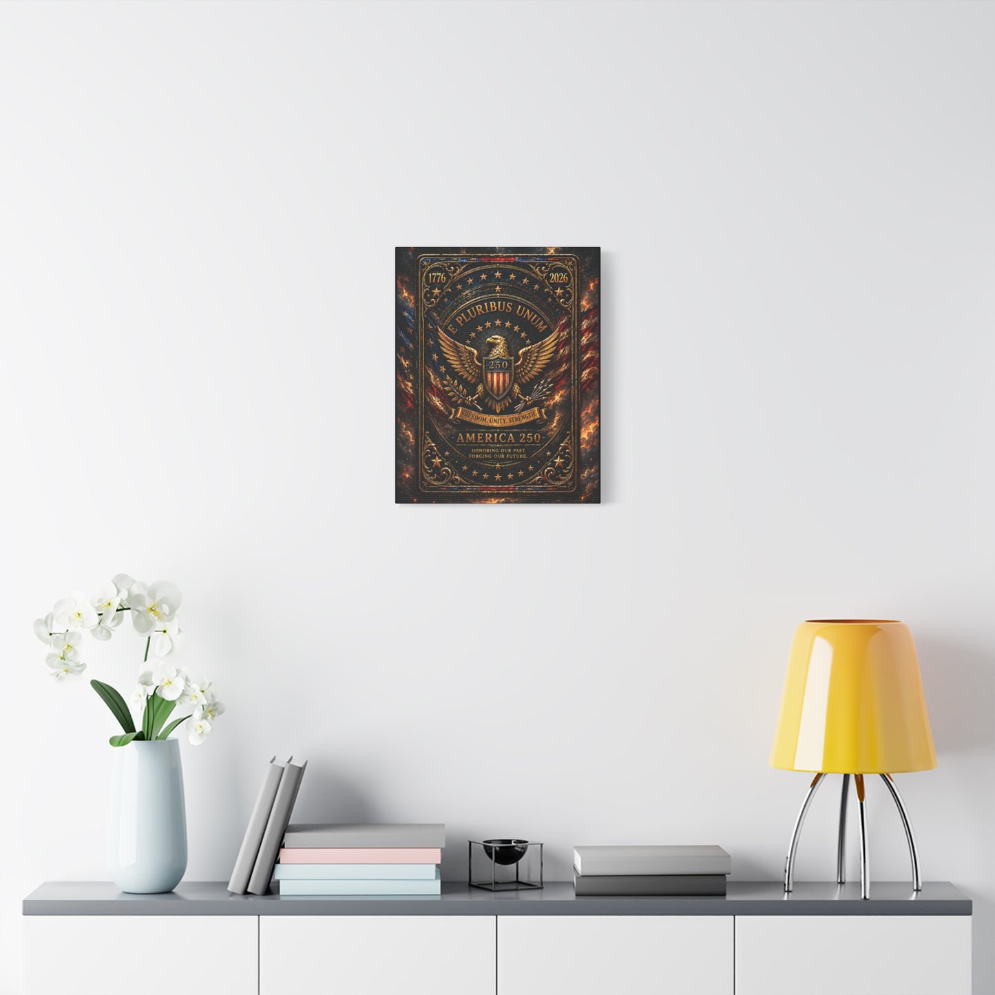 America 250 Heritage Edition Canvas —  Patriotic Wall Art