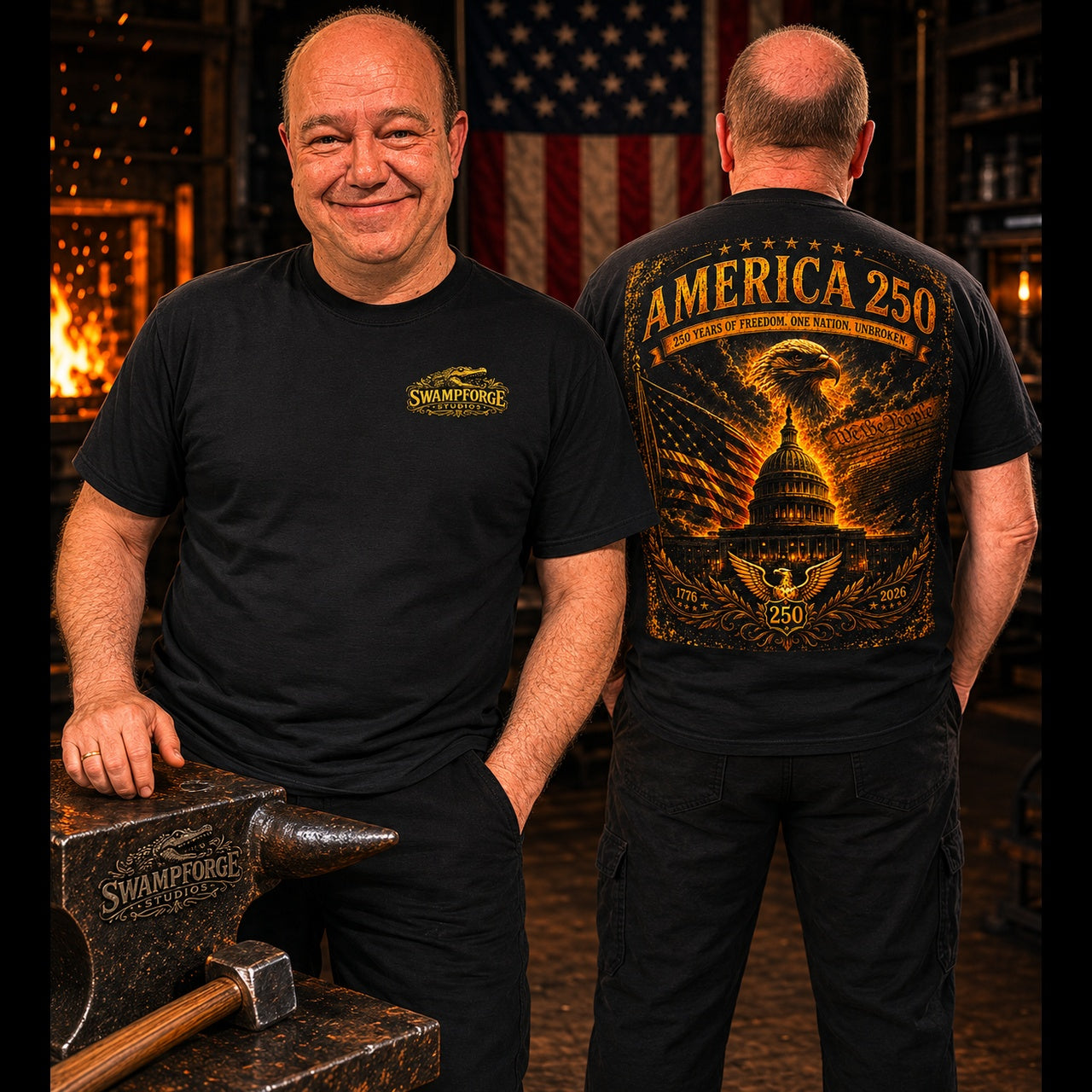 America 250 Founder's Heritage Tee – Limited Edition
