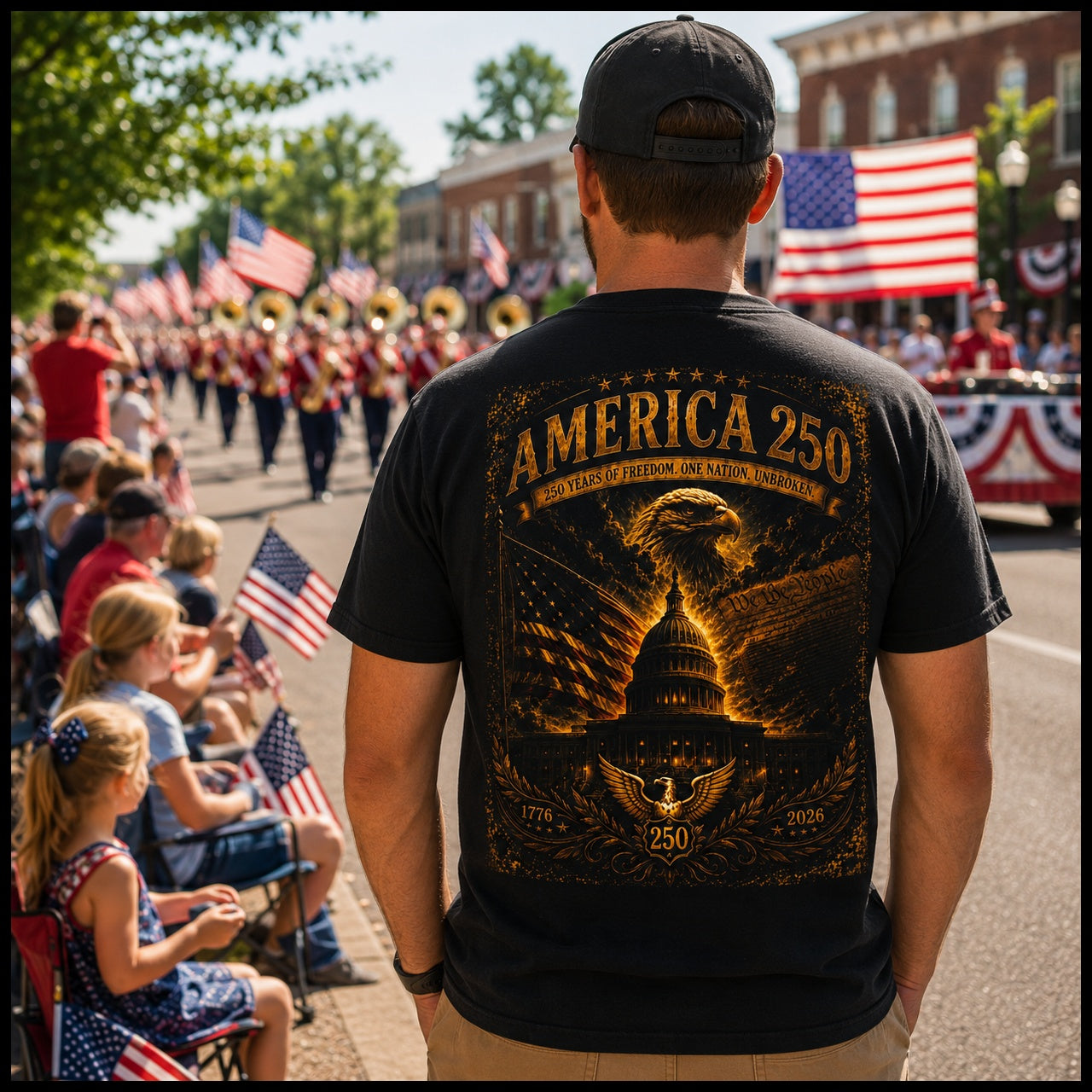 America 250 Founder's Heritage Tee – Limited Edition