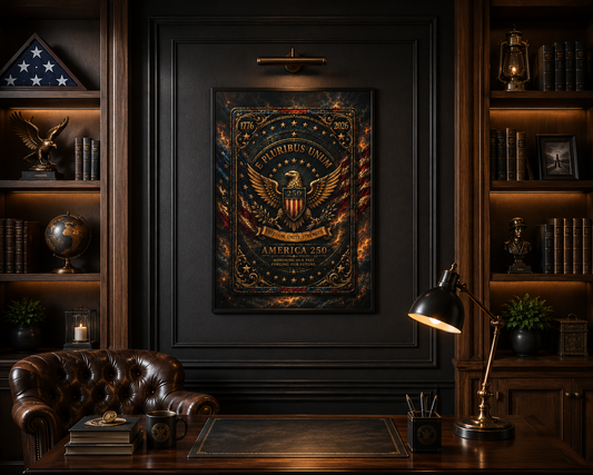 America 250 Heritage Edition Canvas —  Patriotic Wall Art