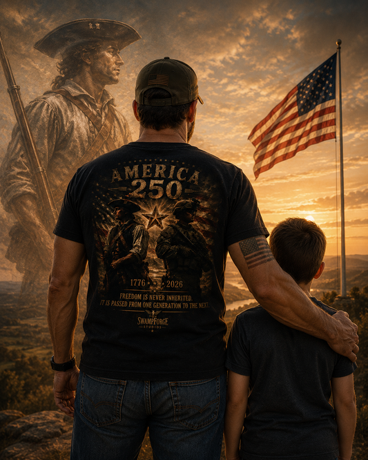 The Watch Continues Patriotic Heritage Tee America 250 Collection  1776  2026 Freedom Across Generations Shirt