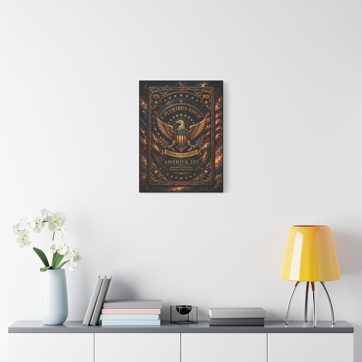 America 250 Heritage Edition Canvas —  Patriotic Wall Art