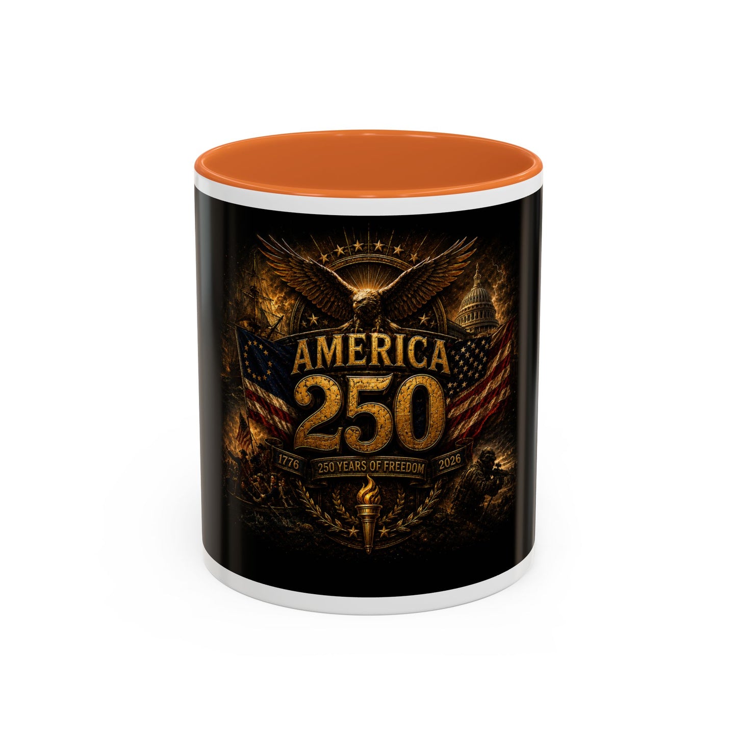 America 250 Patriotic Coffee Mug | 1776–2026 Anniversary Mug | SwampForge Studios Heritage Collection
